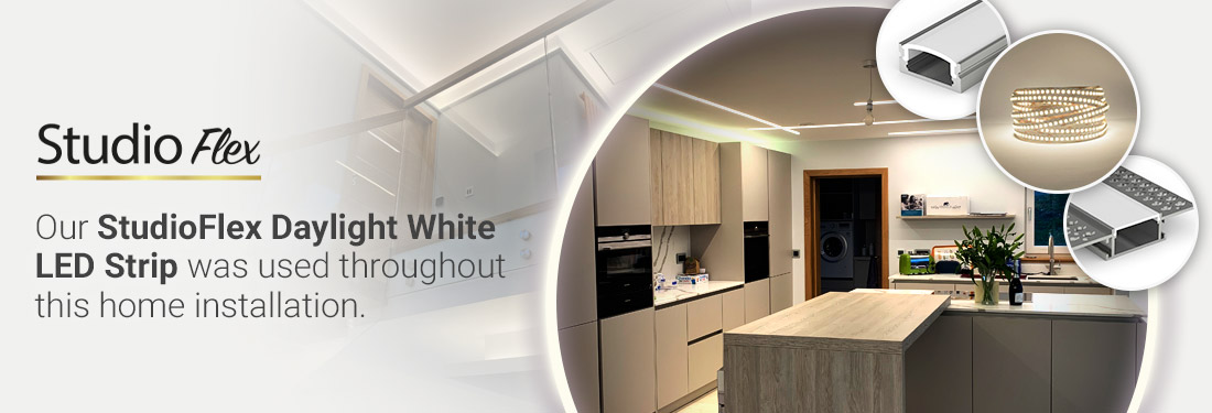LED Technologies StudioFlex Daylight White Home Installation