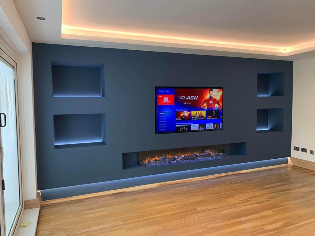 LED Technologies StudioFlex Home Feature Wall Lighting After