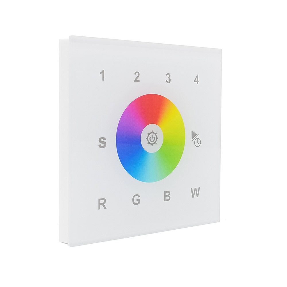 Sunricher RF RGBW LED 4 x Zone Wall Panel White